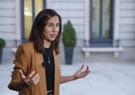 La líder de Podemos, Ione Belarra.