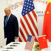 El presidente estadounidense, Donald Trump, junto a su homólogo chino, Xi Jinping, en una foto de archivo.