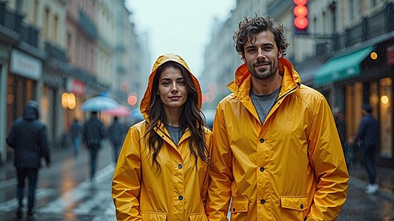 Que la lluvia no te pille desprevenido con estos ligeros y prácticos chubasqueros