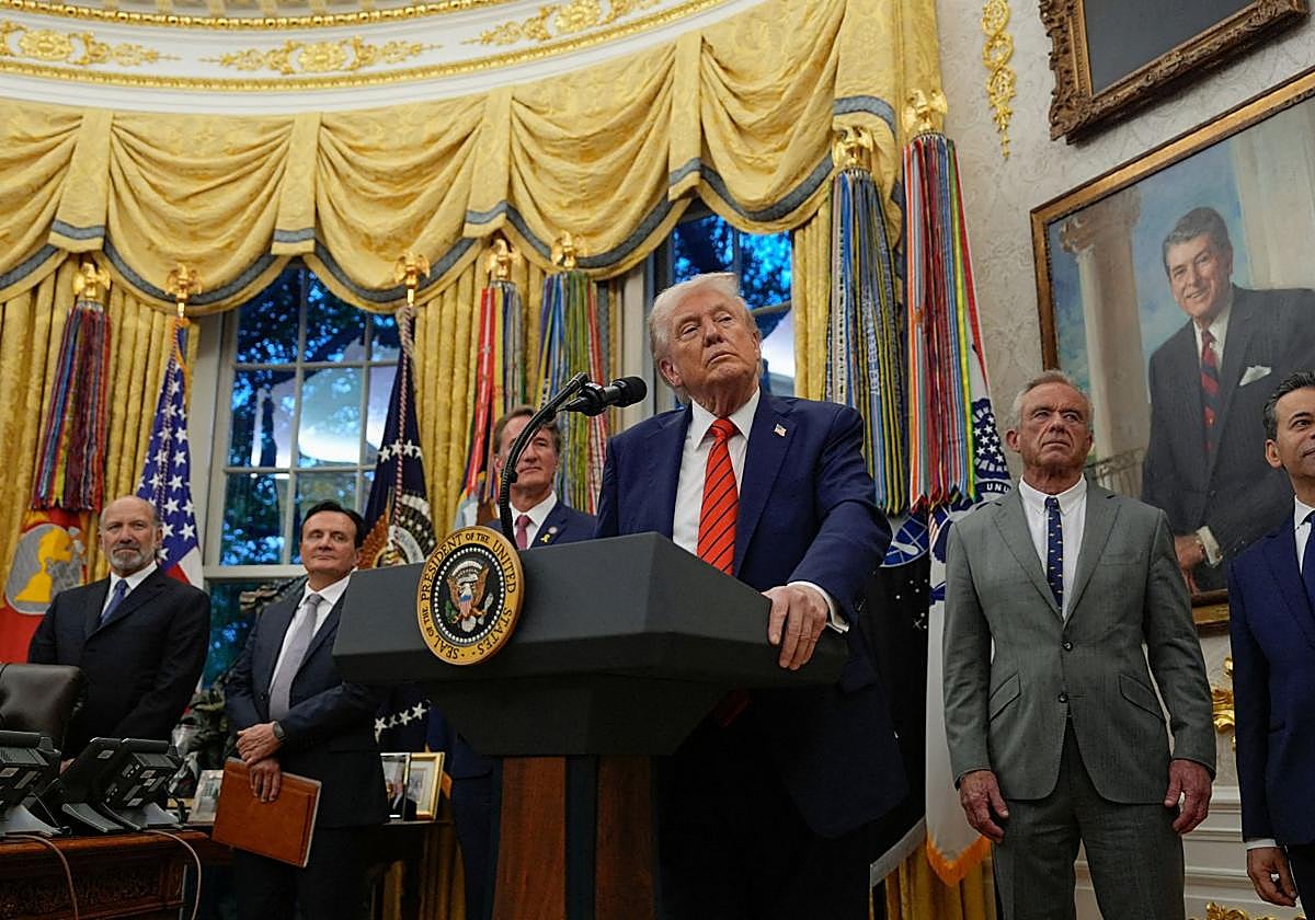 El presidente de EE UU, Donald Trump.