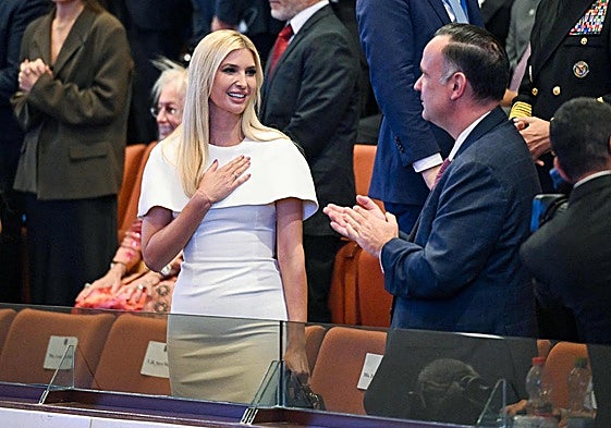 Ivanka Trump, ovacionada en el Parlamento israelí.