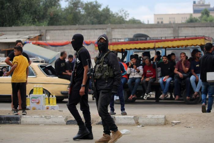 Los milicianos han vuelto a ejercer de 'policias' en la Franja,