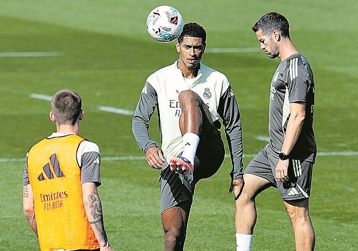 Jude Bellingham, ultimando su puesta a punto de cara al regreso de la Liga.