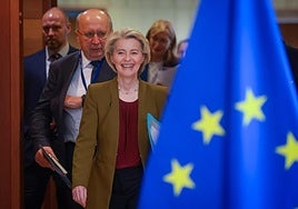 La presidenta de la Comisión Europea, Ursula von der Leyen.