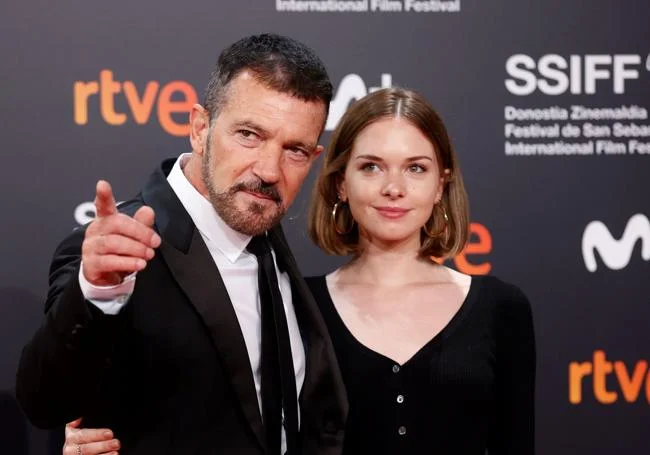 Antonio Banderas junto a su hija, Stella.