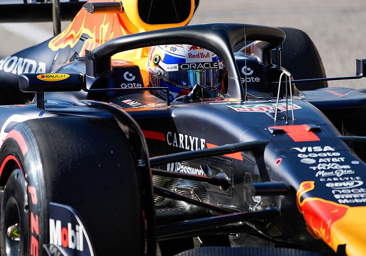 Max Verstappen, Red Bull driver, during the final qualifying session of the US Grand Prix this Saturday.