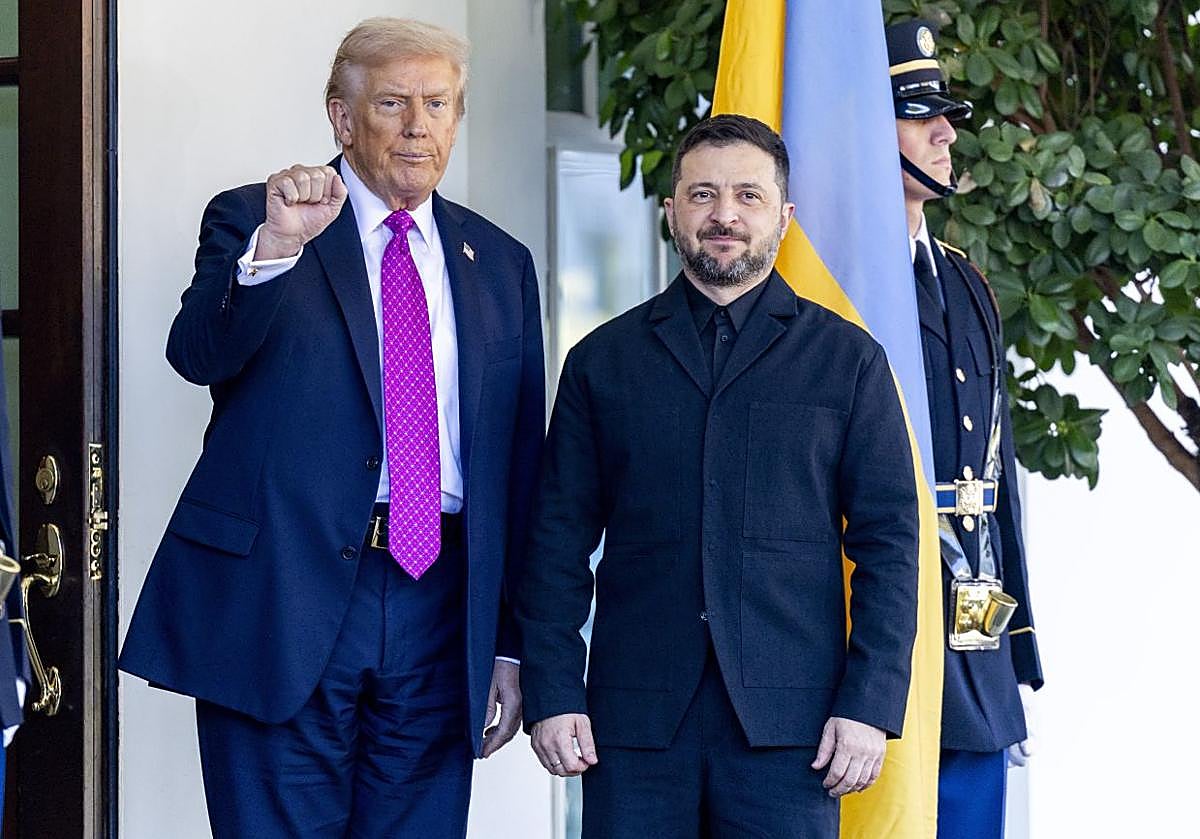 Trump y Zelenski, durante su encuentro en la Casa Blanca.