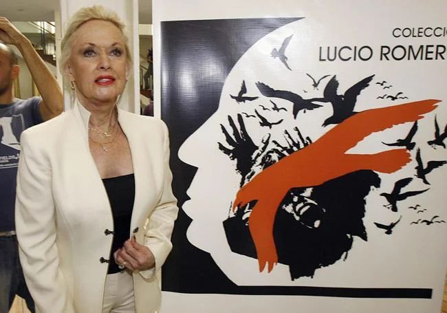 Tippi Hedren, en una visita a Málaga en 2007.