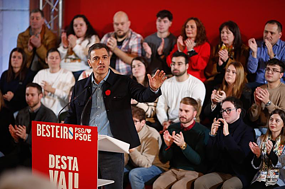 El presidente del Gobierno, Pedro Sánchez