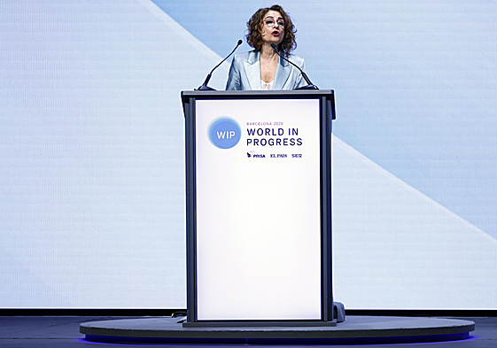 La vicepresidenta primera y ministra de Hacienda, María Jesús Montero