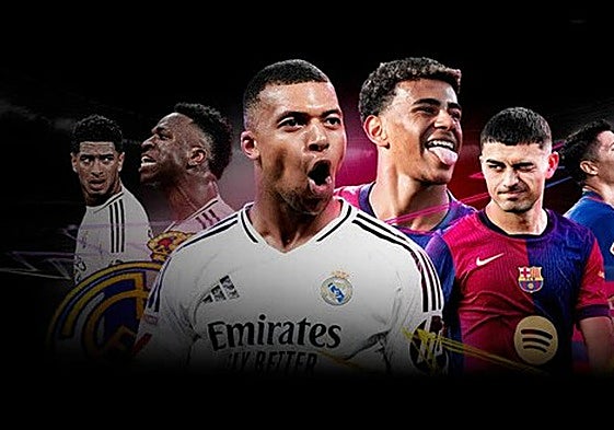 Prepárate para el clásico de este domingo: el Real Madrid-Barça a mitad de precio con DAZN