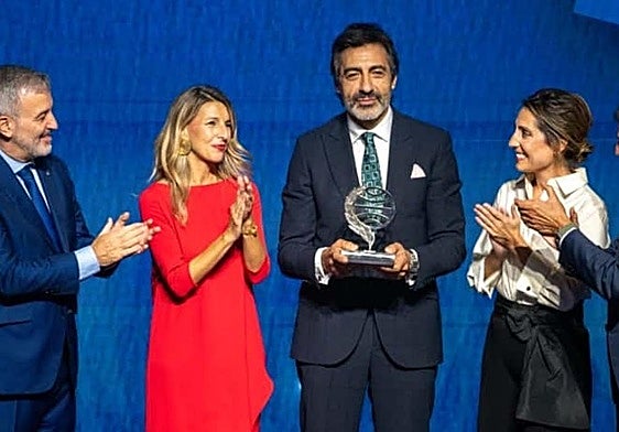 Entrega del Premio Planeta 2025 al escritor Juan del Val.