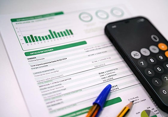 Factura de la luz.
