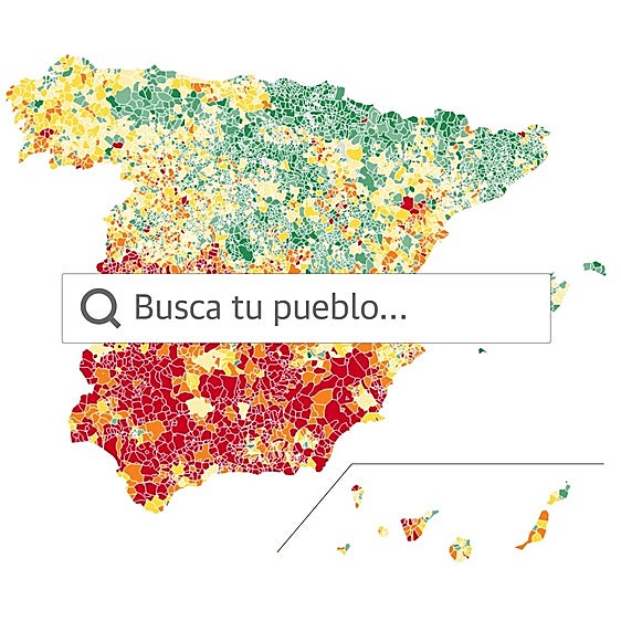 La riqueza rompe a España en dos y se amplía la brecha entre el norte y el sur