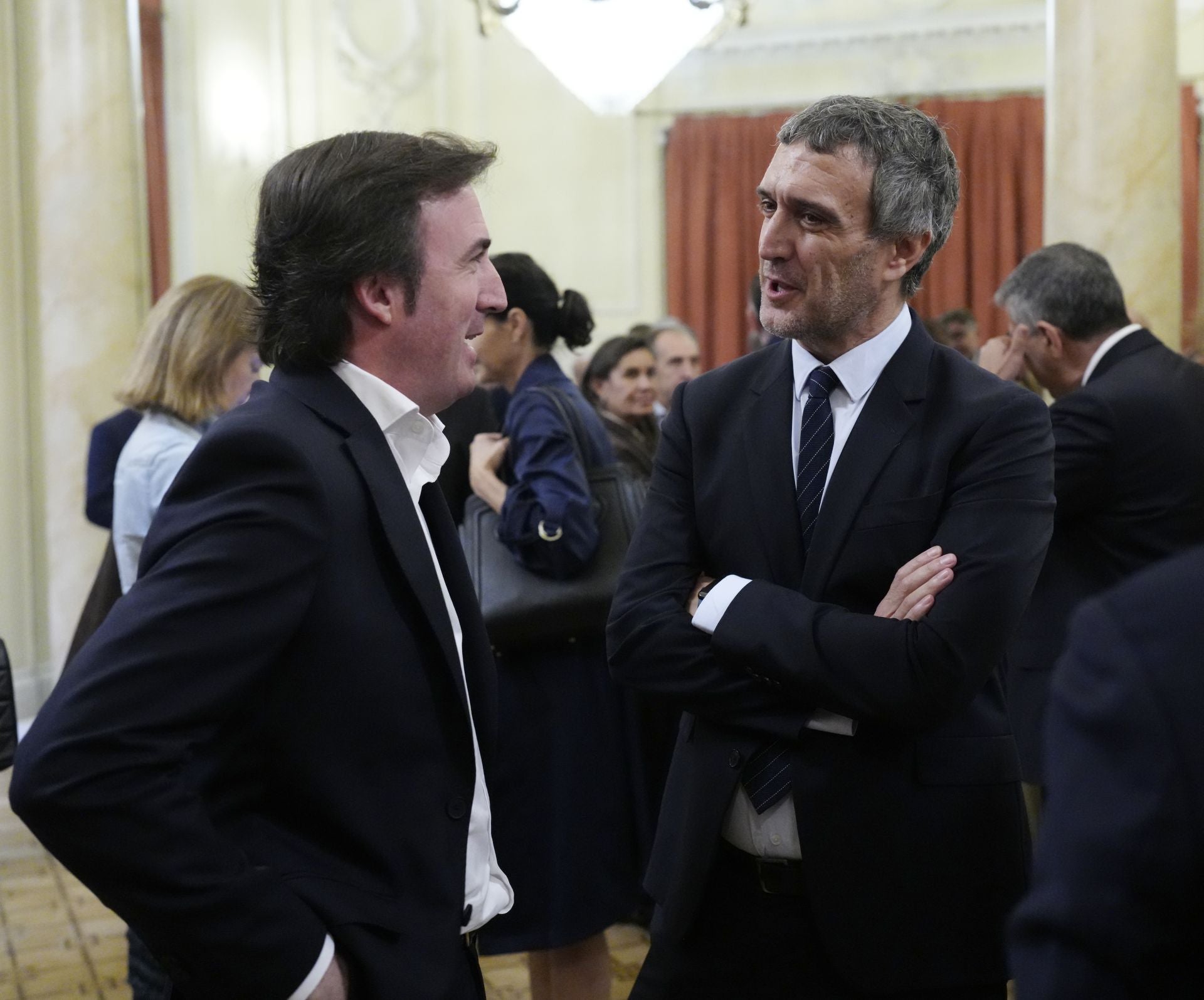 Javier Visiers, CEO de Abside Media, y Fernando Belzunce, director general Editorial y de Comunicación de Vocento.