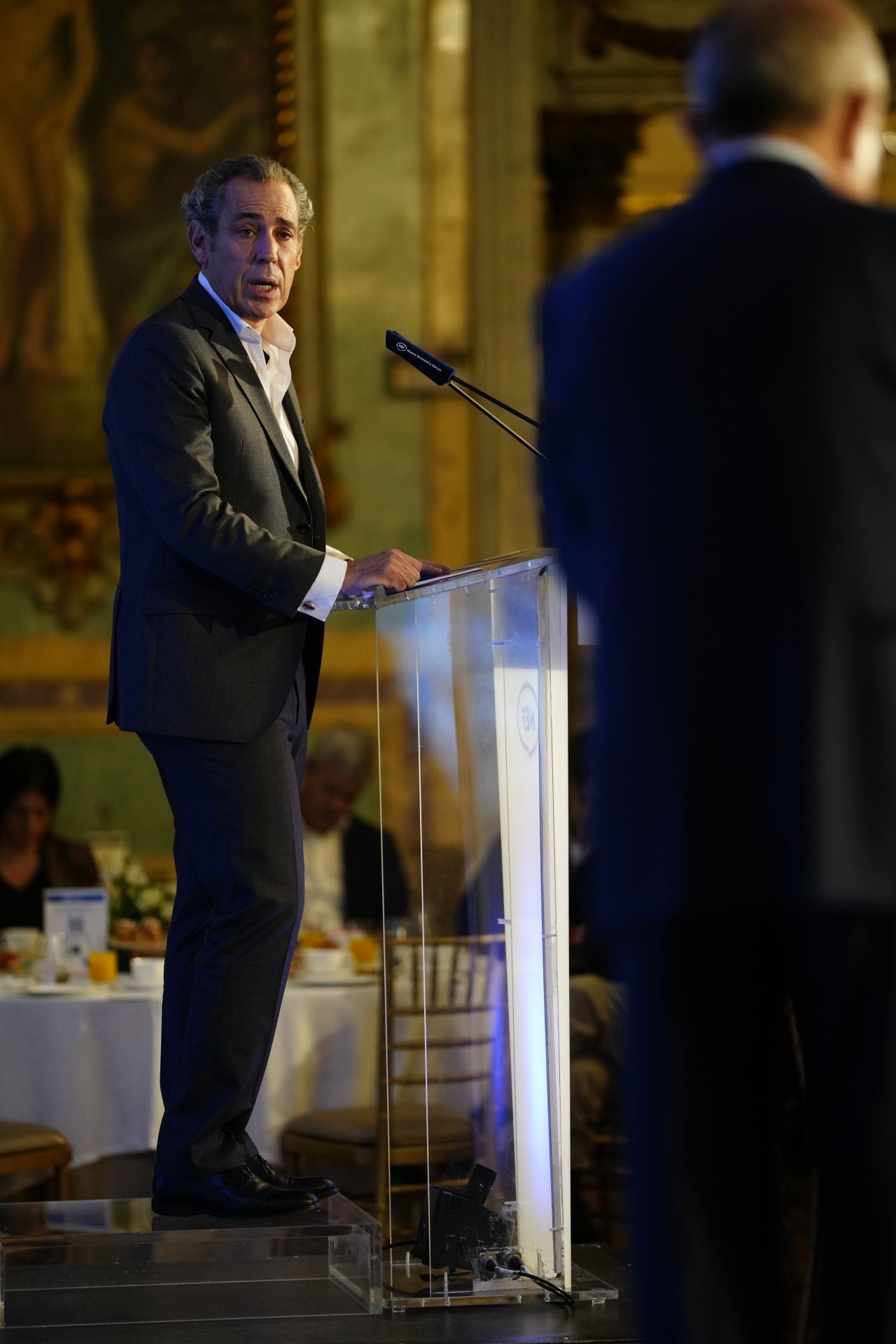 Manuel Mirat, CEO de Vocento, en su intervención en el Foro de la Nueva Comunicación.