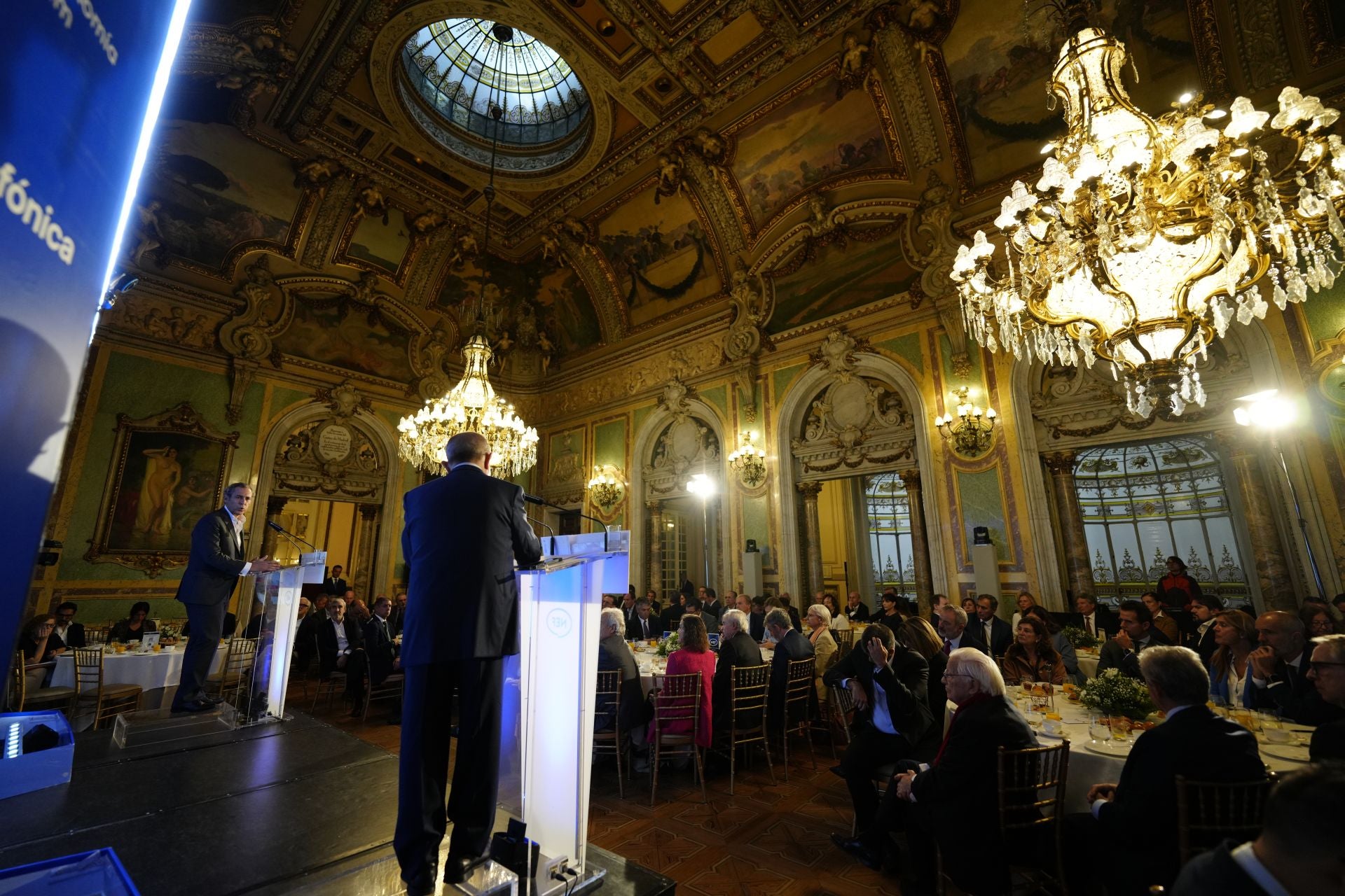 Salón del Casino Real de Madrid, donde ha tenido lugar el Foro de la Nueva Comunicación.