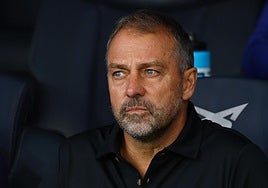 Hansi Flick, entrenador alemán del Barcelona.