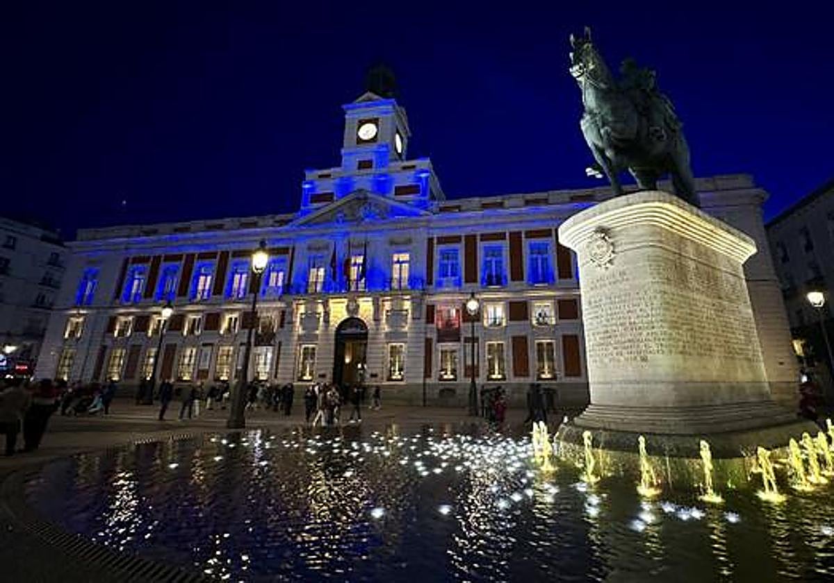 Edificio de la Real Casa de Correos en Madrid.