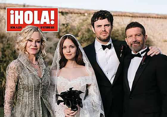 Antonio Banderas con su hija Stella del Carmen.