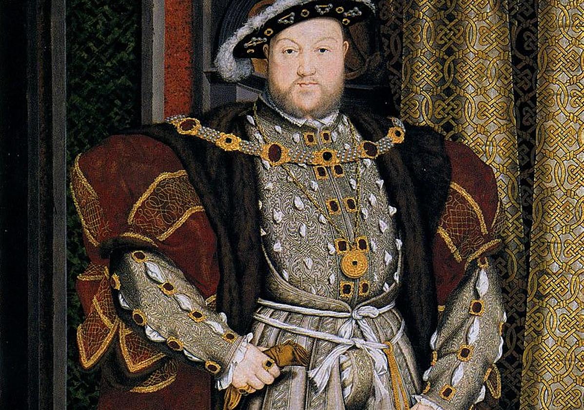 Retrato de Enrique VIII de Inglaterra.