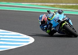 Álex Márquez, durante el circuito de Phillip Island.