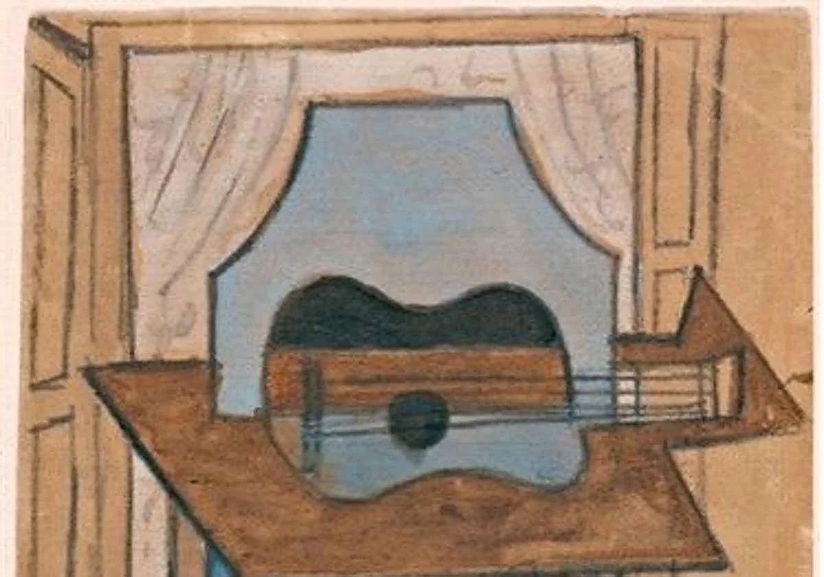 'Naturaleza muerta con guitarra', cuadro de Picasso que había desaparecido.