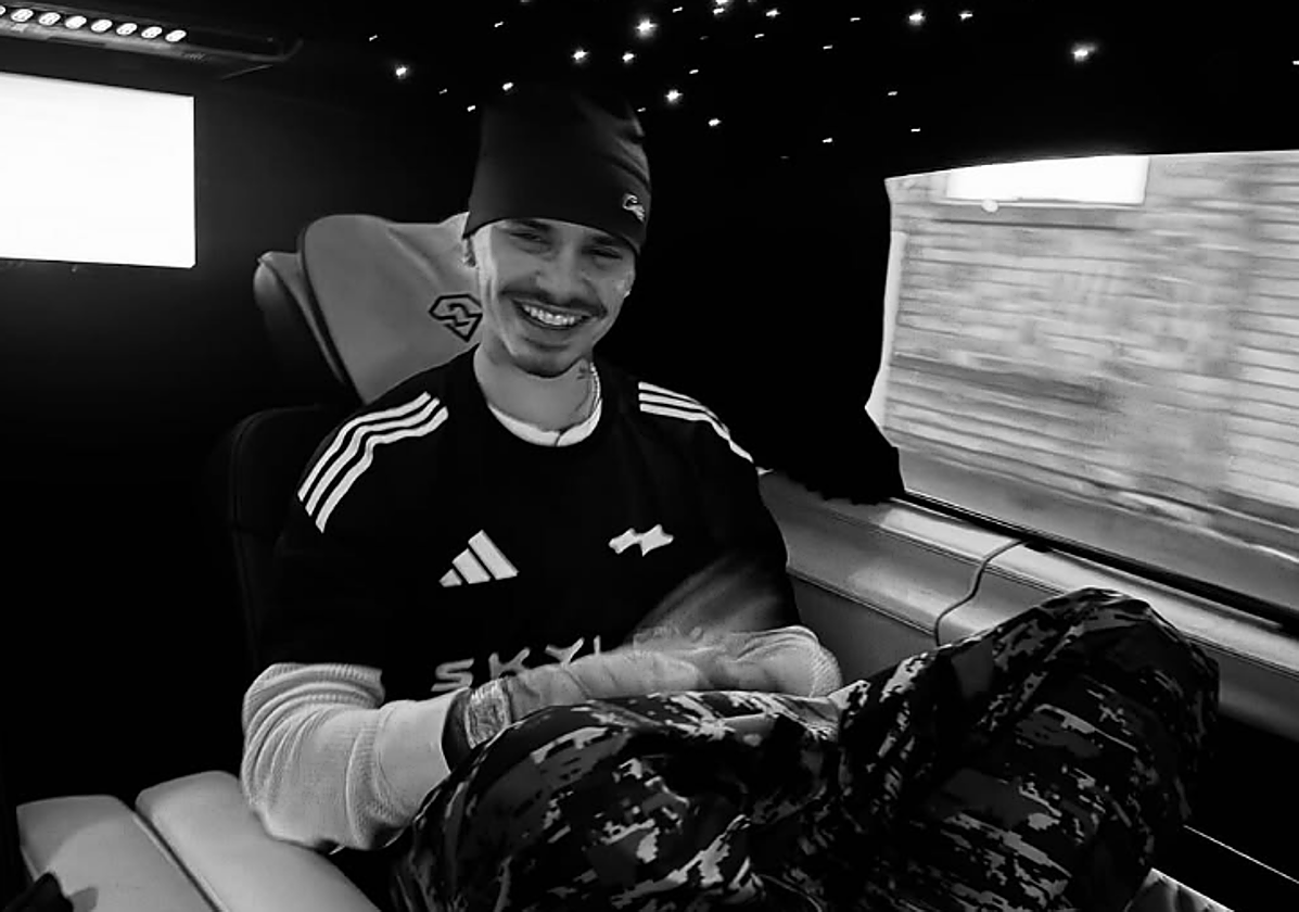 Romeo Beckham in a photo posted on his social media.