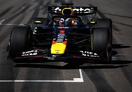 Max Verstappen, durante el GP de EEUU.
