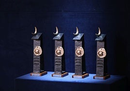 Fotografía de los obsequios que serán entregados en la ceremonia de los Premios Princesa de Asturias 2025