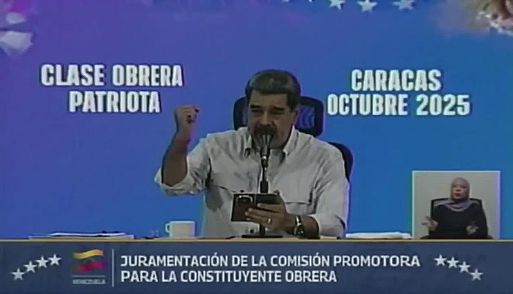 Maduro lanza un mensaje a Trump: "Not war. Yes peace"