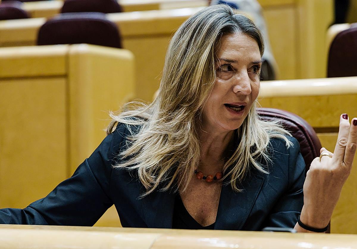 La portavoz del PP en el Senado, Alicia García.