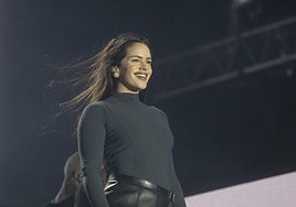 Rosalía, en un concierto durante el Primavera Sound de Barcelona