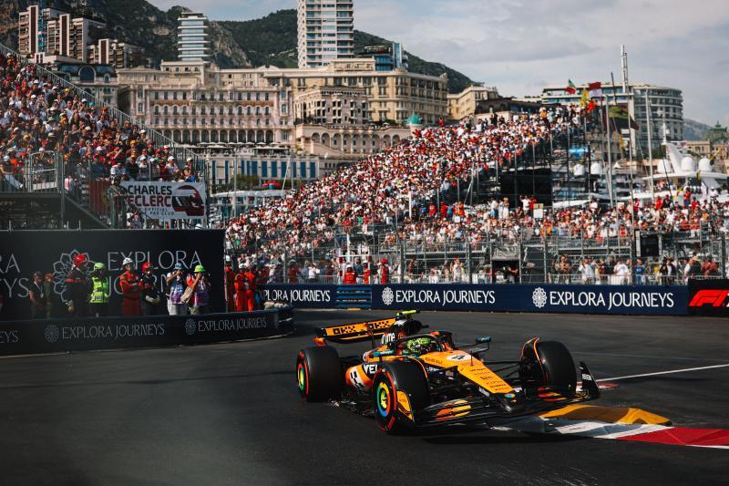 Lando Norris, en el GP de Mónaco de este año.