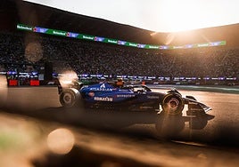Carlos Sainz, en el GP de México.