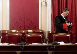 El fiscal general del Estado, Álvaro García Ortiz, durante un acto en el Consejo de Estado.