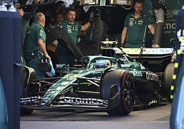 Alonso, en el GP de México.