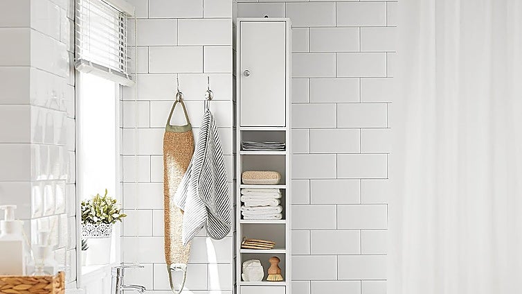 Las mejores columnas de baño para tener tus productos de higiene ordenados en poco espacio