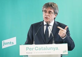 El líder de Junts, Carles Puigdemont.