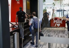 Registro de la UCO en la sede de Ferraz