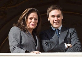 Daniel Ducruet con Estefanía de Mónaco.