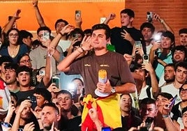 Vito Quiles, durante uno de sus actos.