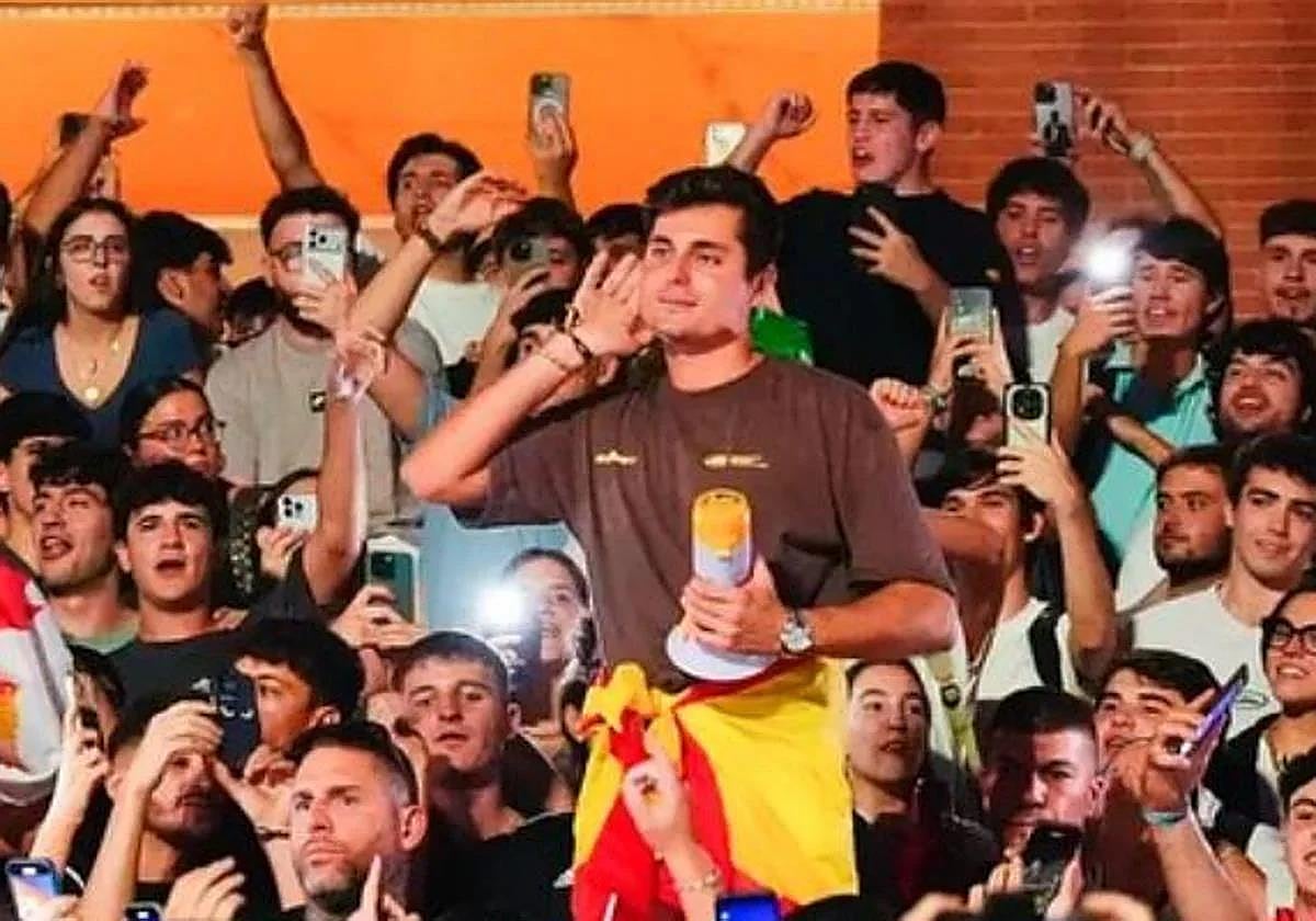 Vito Quiles, durante uno de sus actos.