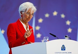 La presidenta del BCE, Christine Lagarde.