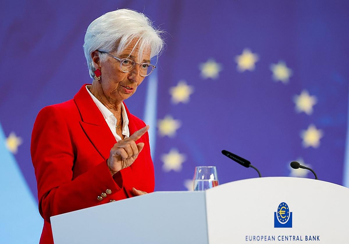 La presidenta del BCE, Christine Lagarde.