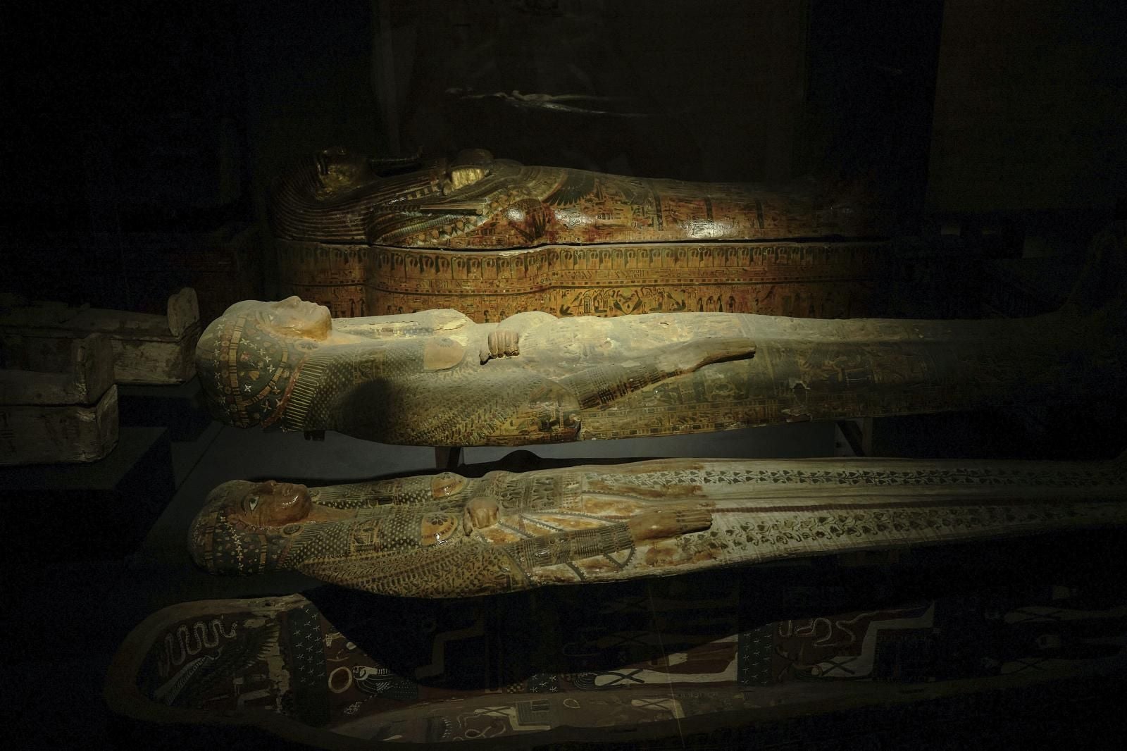 Vista de una de las salas del Museo de Antigüedades Egipcias