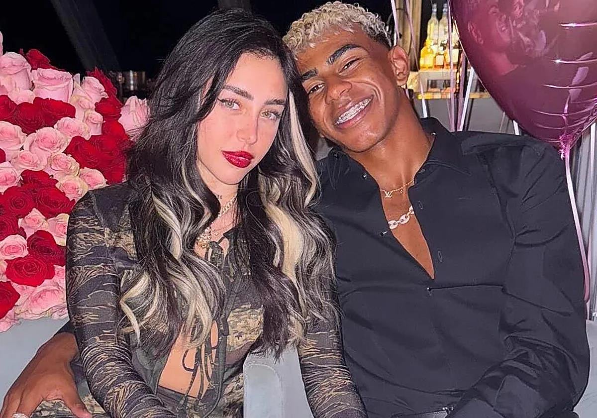 Nicki Nicole y Lamine Yamal en sus redes sociales.