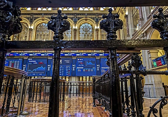 Palacio de la Bolsa en Madrid.