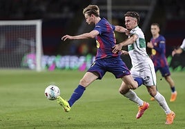 Frenkie de Jong, durante el partido ante el Elche.