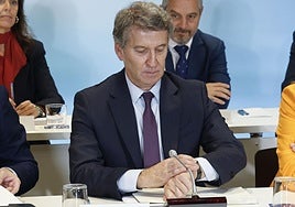 Feijóo preside ayer la reunión de comité ejecutivo nacional del PP.